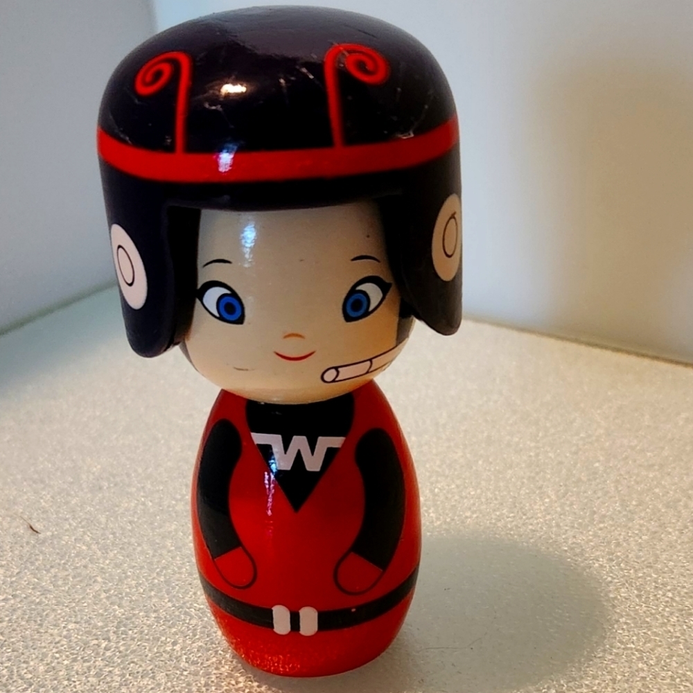 Marvel licensed The Wasp Wittle‎ wooden doll Japanese style kokeshi doll